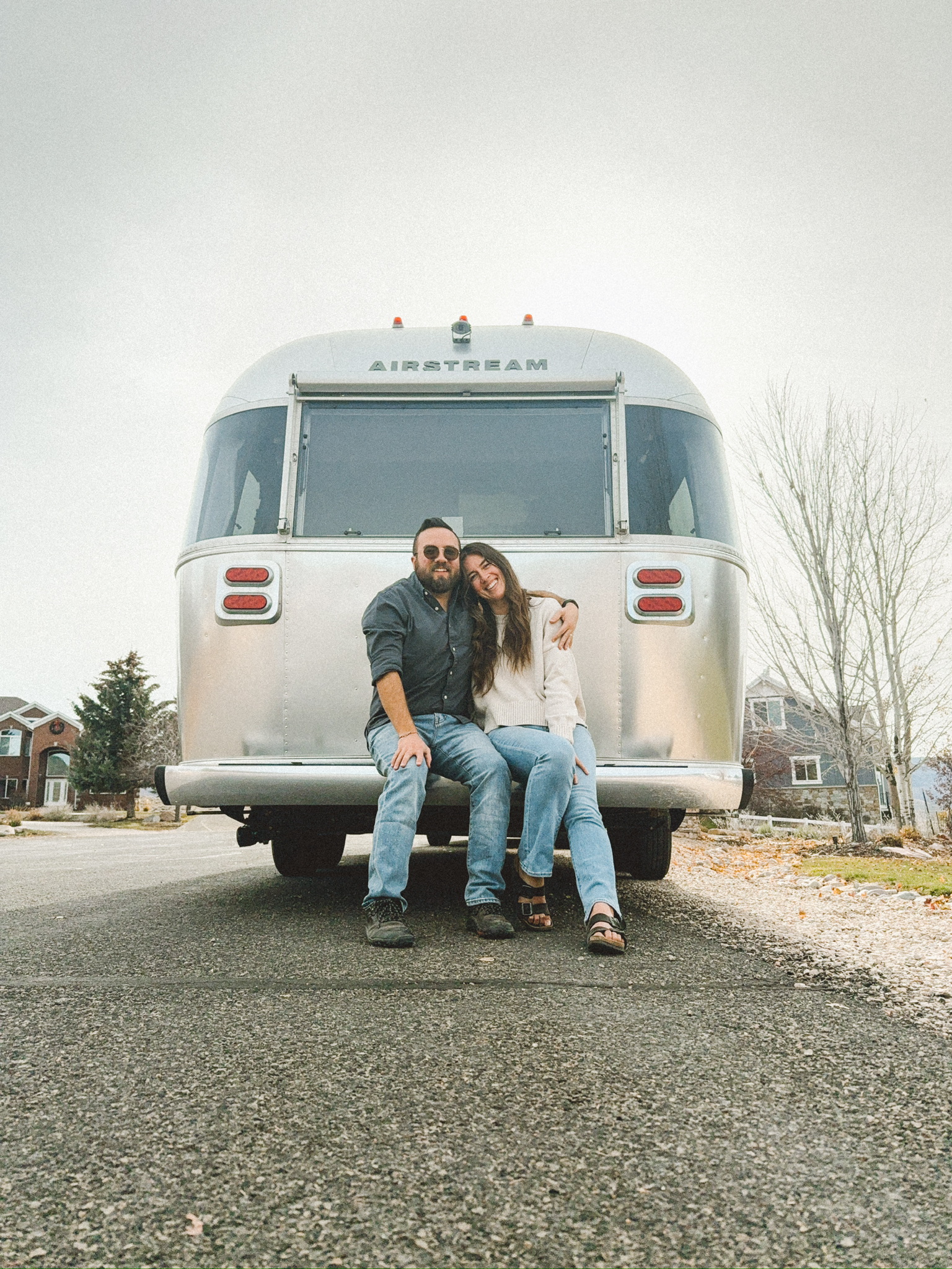 Brittany and Craeg with their Airstream